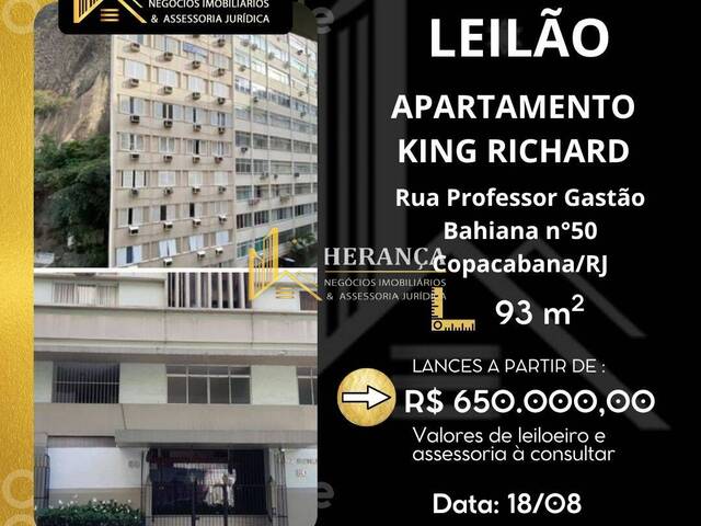 #3359 - Apartamento para Venda em Rio de Janeiro - RJ - 1