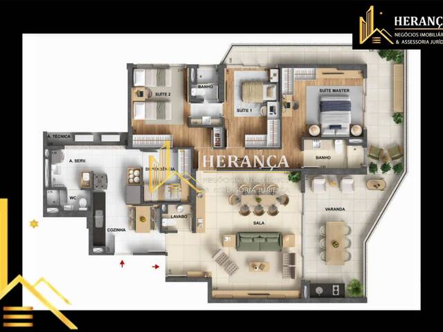 #LA3451 - Apartamento para Venda em Rio de Janeiro - RJ - 2