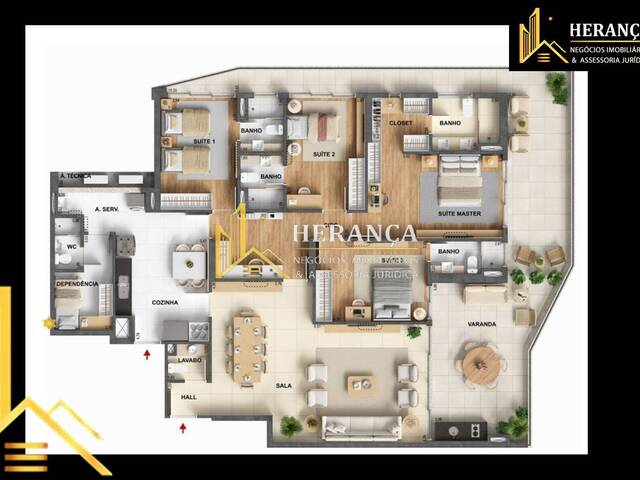 #LA3453 - Apartamento para Venda em Rio de Janeiro - RJ - 2